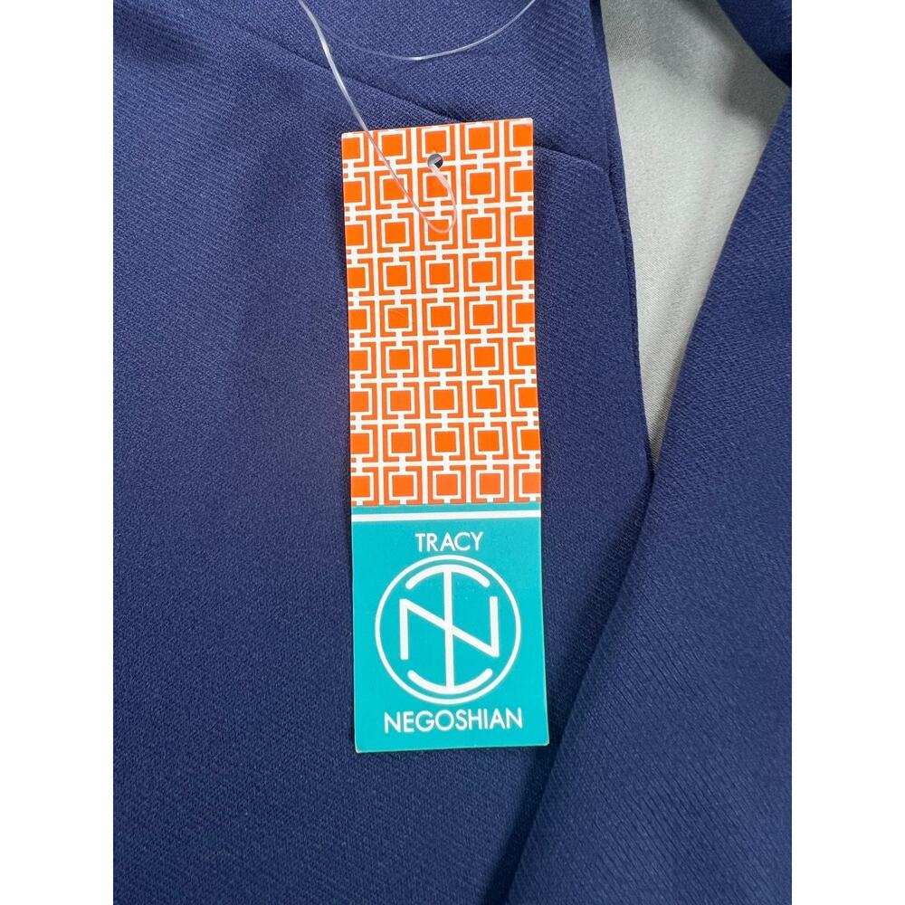 New Tracy Negoshian Payton Navy Long Sleeve Shift Dress (Women's S) - MSRP $150 - Picture 5 of 12